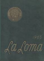 Los Alamos High School 1965 yearbook cover photo