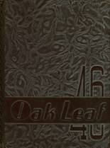 Oak Park Academy 1946 yearbook cover photo