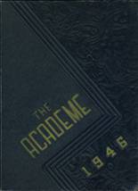 Academy High School 1946 yearbook cover photo