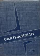 Carthage Community High School 1959 yearbook cover photo