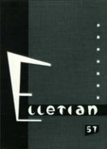 1957 Ellet High School Yearbook from Akron, Ohio cover image
