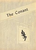 Conant High School 1957 yearbook cover photo
