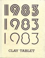 Claymont High School 1983 yearbook cover photo