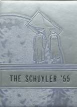 Schuylerville High School 1955 yearbook cover photo