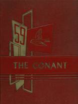 1959 Conant High School Yearbook from Jaffrey, New Hampshire cover image