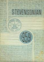 Stevens Trade High School 1959 yearbook cover photo