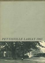 Pettisville High School 1963 yearbook cover photo