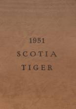 Scotia Consolidated High School 1951 yearbook cover photo