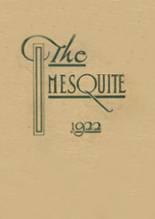 Hillsboro High School 1922 yearbook cover photo