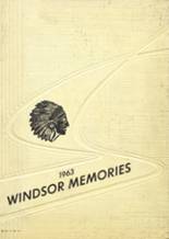 Windsor High School 1963 yearbook cover photo