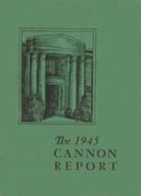 1945 Cannon High School Yearbook from Kannapolis, North Carolina cover image