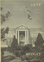 William King High School 1959 yearbook cover photo