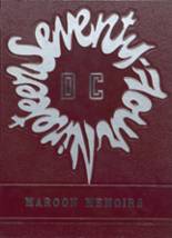 1974 Divide County High School Yearbook from Crosby, North Dakota cover image