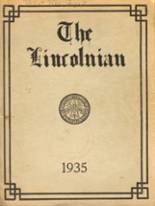 Lincoln Academy 1935 yearbook cover photo