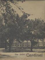 Conway Springs High School 1954 yearbook cover photo