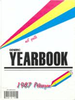 Petoskey High School 1987 yearbook cover photo