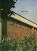 Cajon High School 1980 yearbook cover photo