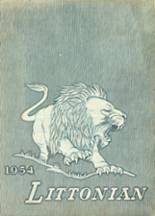 Litton High School 1954 yearbook cover photo
