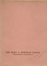 Burnham High School 1950 yearbook cover photo