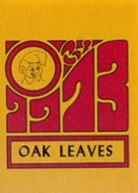 Oak Grove Lutheran High School 1973 yearbook cover photo