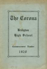 Bridgton High School 1928 yearbook cover photo