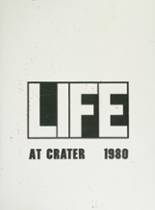 Crater High School 1980 yearbook cover photo