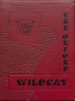 Oxford High School 1954 yearbook cover photo