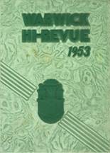 1953 Warwick High School Yearbook from Lititz, Pennsylvania cover image