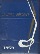 Turners Falls High School 1959 yearbook cover photo