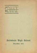 Ashtabula High School 1914 yearbook cover photo