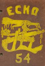 1954 Downieville High School Yearbook from Downieville, California cover image