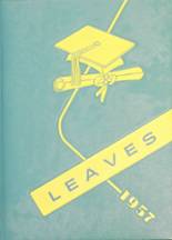 Mt. Blanchard High School 1957 yearbook cover photo
