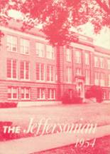 Jefferson High School 1954 yearbook cover photo