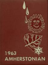 Amherst Steele High School 1963 yearbook cover photo