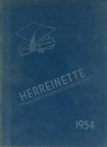Herreid High School 1954 yearbook cover photo
