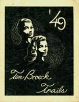 Franklinville-Ten Broeck Academy 1949 yearbook cover photo