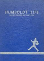Humboldt High School 1944 yearbook cover photo
