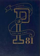 Paxon High School 1981 yearbook cover photo