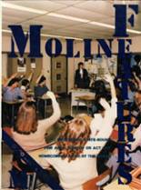 Moline High School 1981 yearbook cover photo
