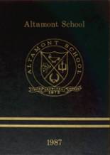 Altamont High School 1987 yearbook cover photo