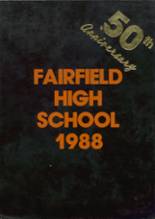 Fairfield High School 1988 yearbook cover photo