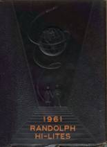 Randolph East Mead High School 1961 yearbook cover photo