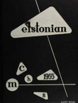 Elston High School 1955 yearbook cover photo