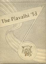 Platte Valley High School 1953 yearbook cover photo