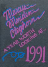 Marcus-Meriden-Cleghorn High School 1991 yearbook cover photo
