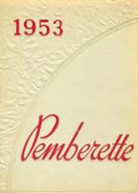 Pemberville High School 1953 yearbook cover photo