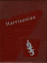 Harrison High School 1955 yearbook cover photo