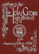 Holy Cross High School 1986 yearbook cover photo
