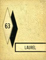 Laurel Valley High School 1963 yearbook cover photo