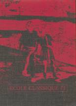 Ecole Classique High School 1971 yearbook cover photo